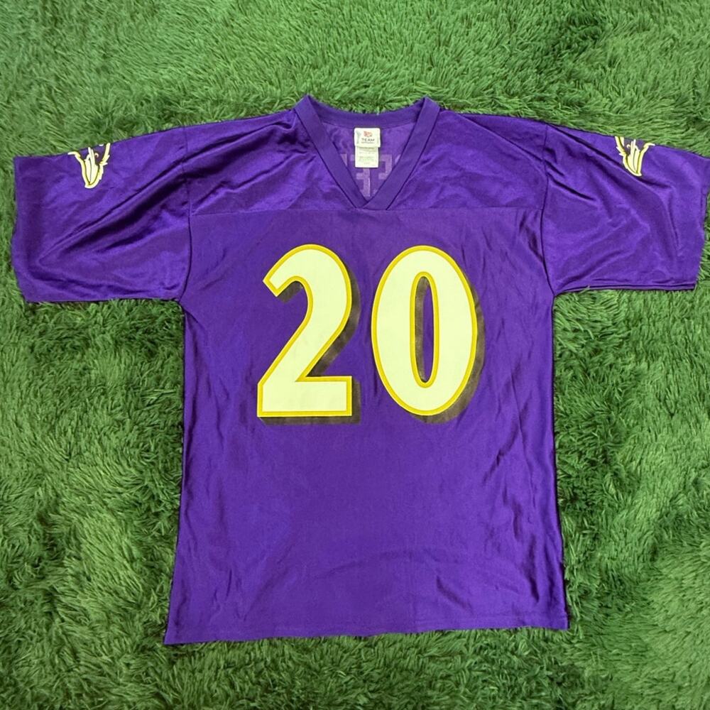 Baltimore Ravens Ed Reed Purple | Black Sz Medium Jersey NFL